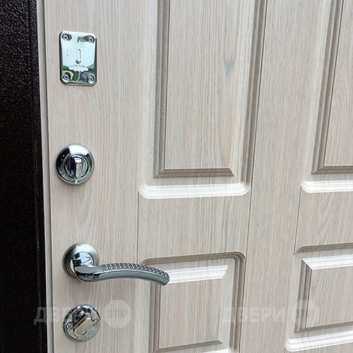 Входная металлическая Дверь Ратибор Комфорт Белёный дуб в Егорьевске