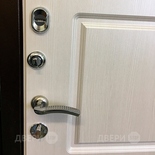 Входная металлическая Дверь Ратибор Трио Лиственница Беж в Егорьевске