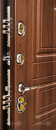 Входная металлическая Дверь Сударь МД-25 Орех бренди в Егорьевске