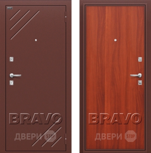 Дверь Bravo Оптим Стандарт Итальянский Орех в Егорьевске