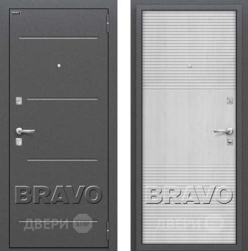 Входная металлическая Дверь Bravo Оптим Фит Pine Feelwood в Егорьевске