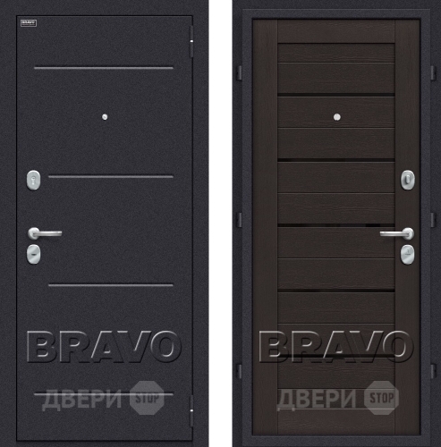 Входная металлическая Дверь Bravo Оптим Техно Eterno в Егорьевске