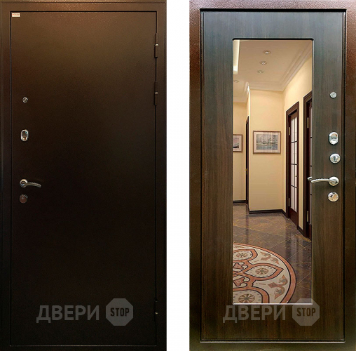 Входная металлическая Дверь Ратибор Милан зеркало Эковенге в Егорьевске