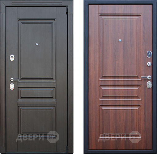 Входная металлическая Дверь АСД Гермес Орех бренди в Егорьевске