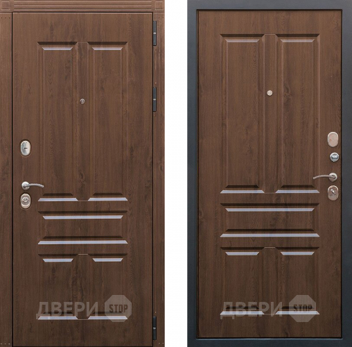 Входная металлическая Дверь Снедо Канцлер Винорит грецкий орех в Егорьевске