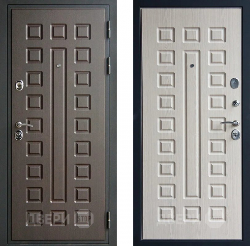 Входная металлическая Дверь Шелтер (SHELTER) Гладиатор дуб беленый в Егорьевске