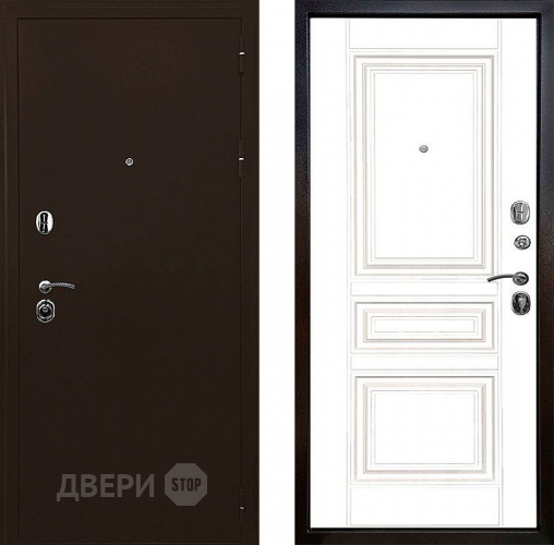 Входная металлическая Дверь Ратибор Рим 3К Белый матовый в Егорьевске