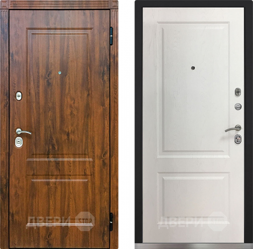 Входная металлическая Дверь Снедо V02 2К Альберо Браш Браун в Егорьевске