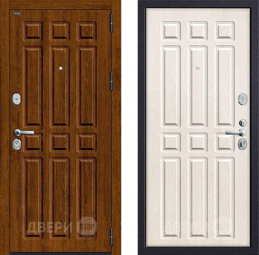 Входная металлическая Дверь Groff P3-315 Французский Дуб/Беленый Дуб в Егорьевске