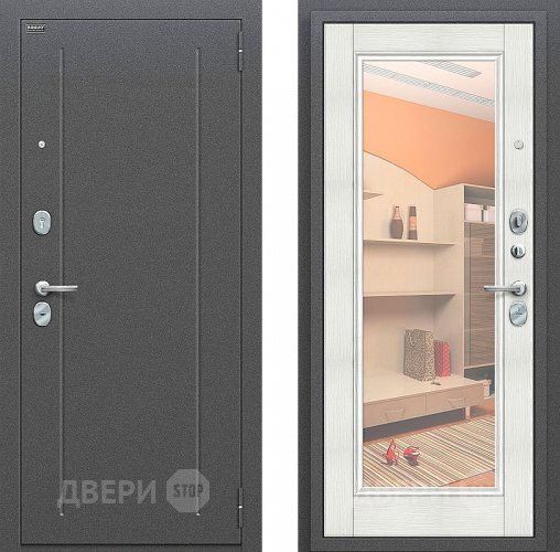 Входная металлическая Дверь Bravo Оптим Флэш Bianco Veralinga в Егорьевске