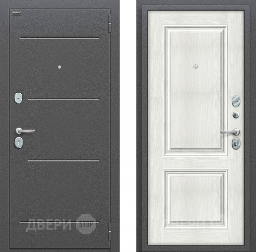 Входная металлическая Дверь Bravo Оптим Стиль Bianco Veralinga в Егорьевске