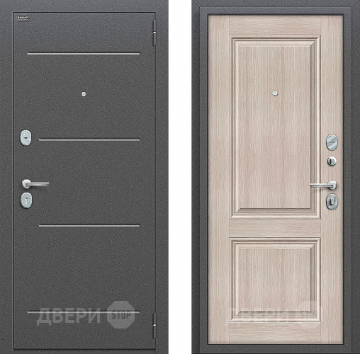 Входная металлическая Дверь Bravo Оптим Стиль Cappuccino Veralinga в Егорьевске