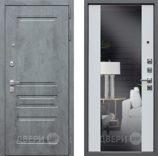 Входная металлическая Дверь АСД Лира с зеркалом  в Егорьевске