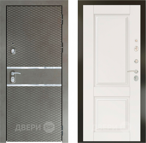 Входная металлическая Райтвер Плаза Графит/Крем в Егорьевске