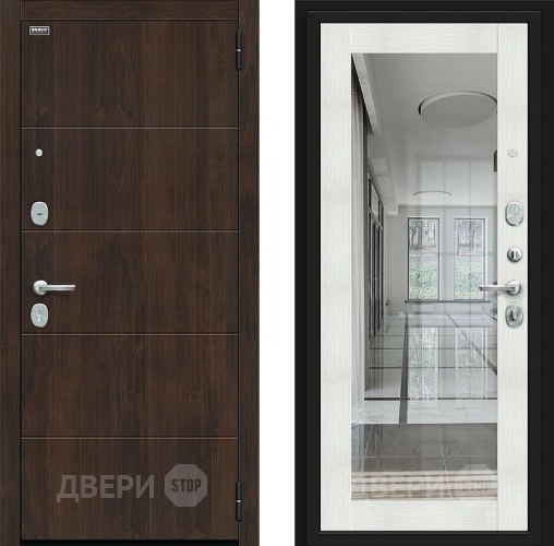 Входная металлическая Дверь Bravo Флэт Kale Almon/Bianco Veralinga в Егорьевске