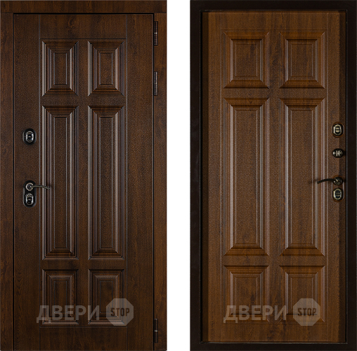 Дверь Заводская Урал ПП Лайт 3К Грецкий Орех (с терморазрывом) в Егорьевске