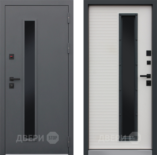 Входная металлическая Дверь АСД Trento с окном в Егорьевске