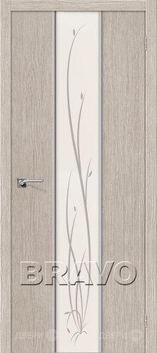 Межкомнатная дверь Глейс-2 Twig (3D Cappuccino) в Егорьевске