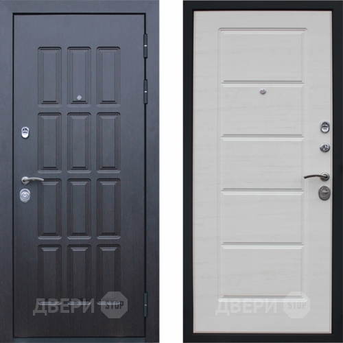 Входная металлическая Дверь АСД Фортуна Беленый дуб поперечный в Егорьевске