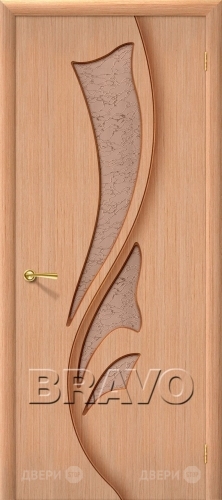 Межкомнатная дверь со стеклом Эксклюзив (Дуб) в Егорьевске