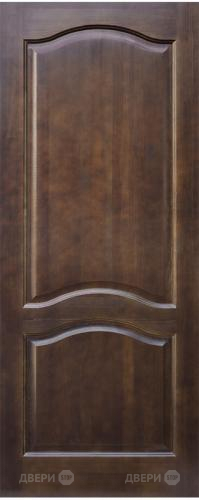 Межкомнатная дверь 7-ПГ темный лак в Егорьевске