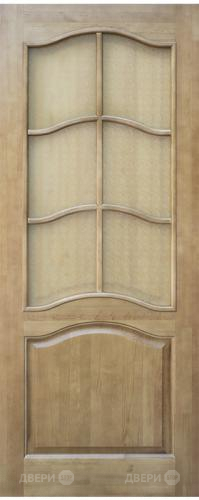 Межкомнатная дверь 7-ПО светлый лак в Егорьевске