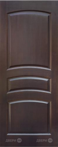 Межкомнатная дверь 16-ПГ темный лак в Егорьевске