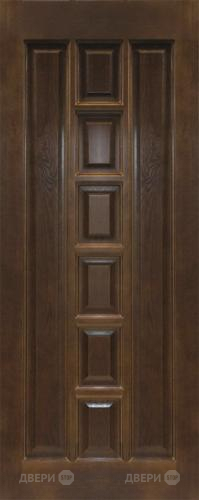 Межкомнатная дверь 11-ПГ темный лак в Егорьевске