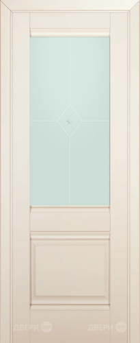 Межкомнатная дверь ProfilDoors 2U магнолия-сатинат (матовое) в Егорьевске