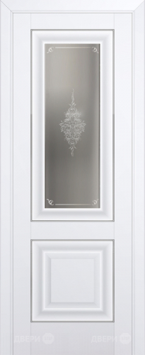 Межкомнатная дверь ProfilDoors 28U аляска (матовое, кристалл с узором) в Егорьевске