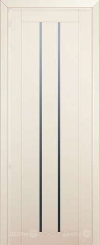 Межкомнатная дверь ProfilDoors 49U магнолия-сатинат (графит) в Егорьевске