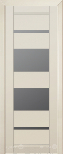 Межкомнатная дверь ProfilDoors 72U магнолия сатинат (графит) в Егорьевске