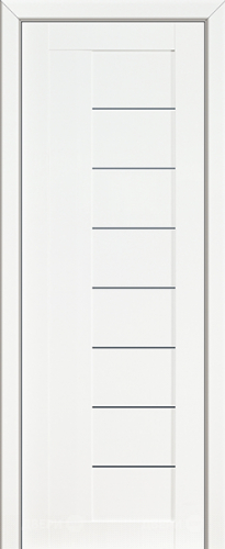 Межкомнатная дверь ProfilDoors 17L белый люкс (графит) в Егорьевске