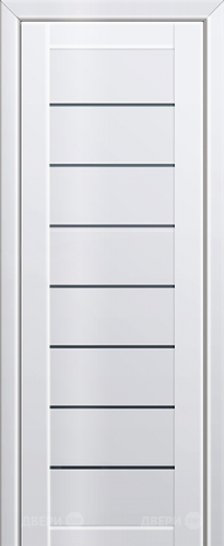 Межкомнатная дверь ProfilDoors 71L белый люкс (графит) в Егорьевске