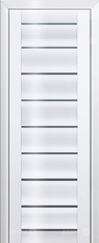 Межкомнатная дверь ProfilDoors 76L белый люкс (графит) в Егорьевске