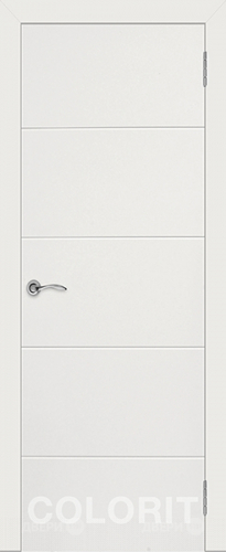 Межкомнатная дверь Граффити 2 ПГ белая эмаль в Егорьевске