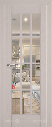 Межкомнатная дверь ProfilDoors 102X пекан белый (матовое) в Егорьевске