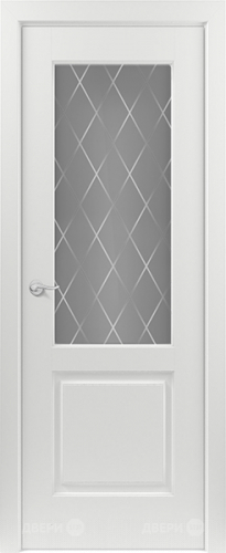 Межкомнатная дверь Венеция ПО RAL 9003 (ромб) в Егорьевске