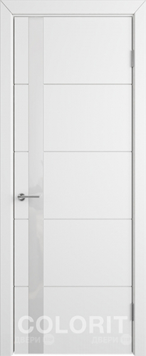 Межкомнатная дверь К4 ПО белая эмаль в Егорьевске