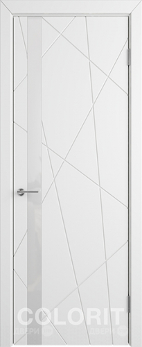 Межкомнатная дверь К5 ПО белая эмаль в Егорьевске