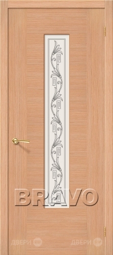 Межкомнатная дверь со стеклом Рондо (Дуб) в Егорьевске