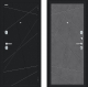 Входная металлическая Дверь Bravo Граффити-5 Букле черное/Slate Art в Егорьевске