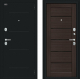 Входная металлическая Дверь Bravo Техно Kale Букле черное/Wenge Veralinga в Егорьевске