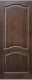 Межкомнатная дверь 7-ПГ темный лак в Егорьевске