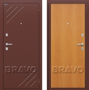 Дверь Bravo Оптим Стандарт Миланский Орех 960х2050 мм