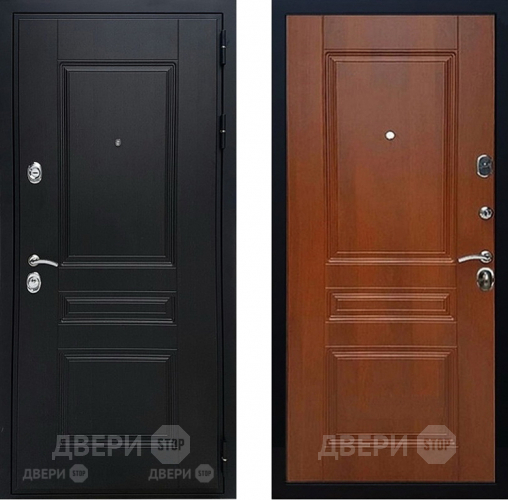 Входная металлическая Дверь Геркон (Gercon) Лондон панель МДФ Итальянский орех в Егорьевске