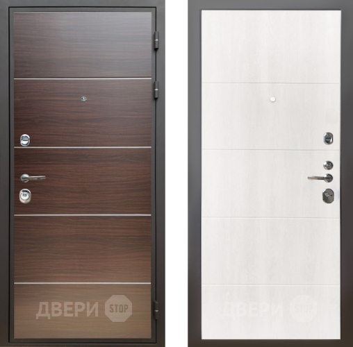 Входная металлическая Дверь Шелтер (SHELTER) Комфорт Венге структурный горизонт 7 Дуб филадельфия крем в Егорьевске