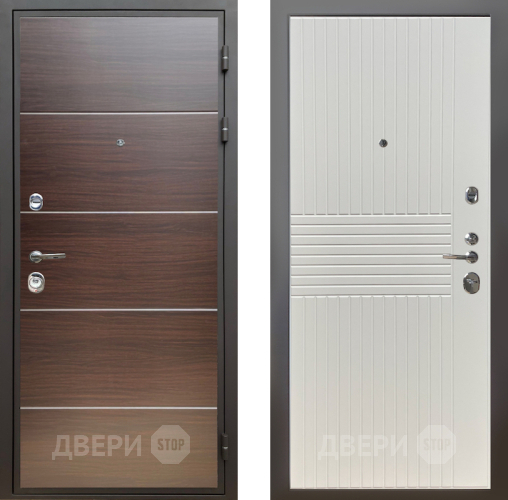 Входная металлическая Дверь Шелтер (SHELTER) Комфорт Венге структурный горизонт 10 Силк Сноу в Егорьевске