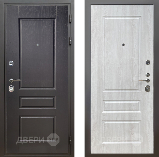 Входная металлическая Дверь Шелтер (SHELTER) Комфорт Дуб английский 2 Сосна белая в Егорьевске