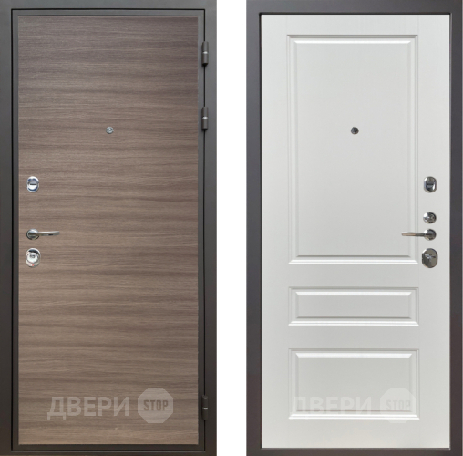 Дверь Шелтер (SHELTER) Комфорт Дуб тоскано поперечный 1 Белый ясень в Егорьевске